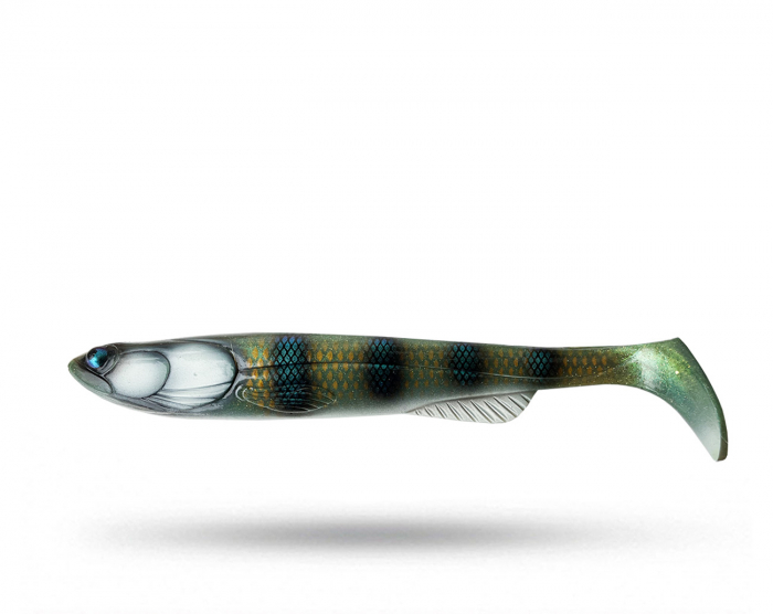 TrueGlide Swim Shad 24 cm - Iron Perch i gruppen Fiskedrag / Gäddjiggar hos Örebro Fiske & Outdoor AB (TG Shad24-Iron Perch)